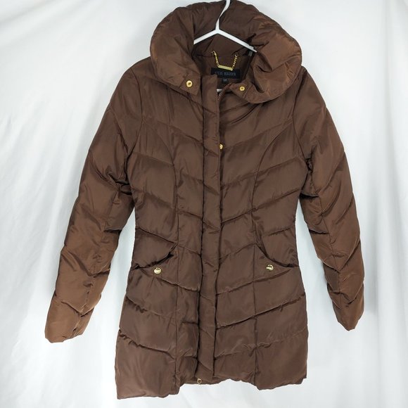 Steve Madden Jackets & Blazers - Steve Madden Brown Puffer Style Winter Jacket Size Small